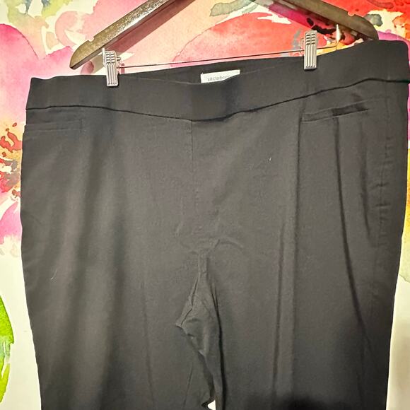 Liz Claiborne Lisa Pants Womens Plus 22W Black Dress Pull On Pants Business - Picture 5 of 6